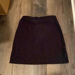 Black Sparkley Kids Skirt